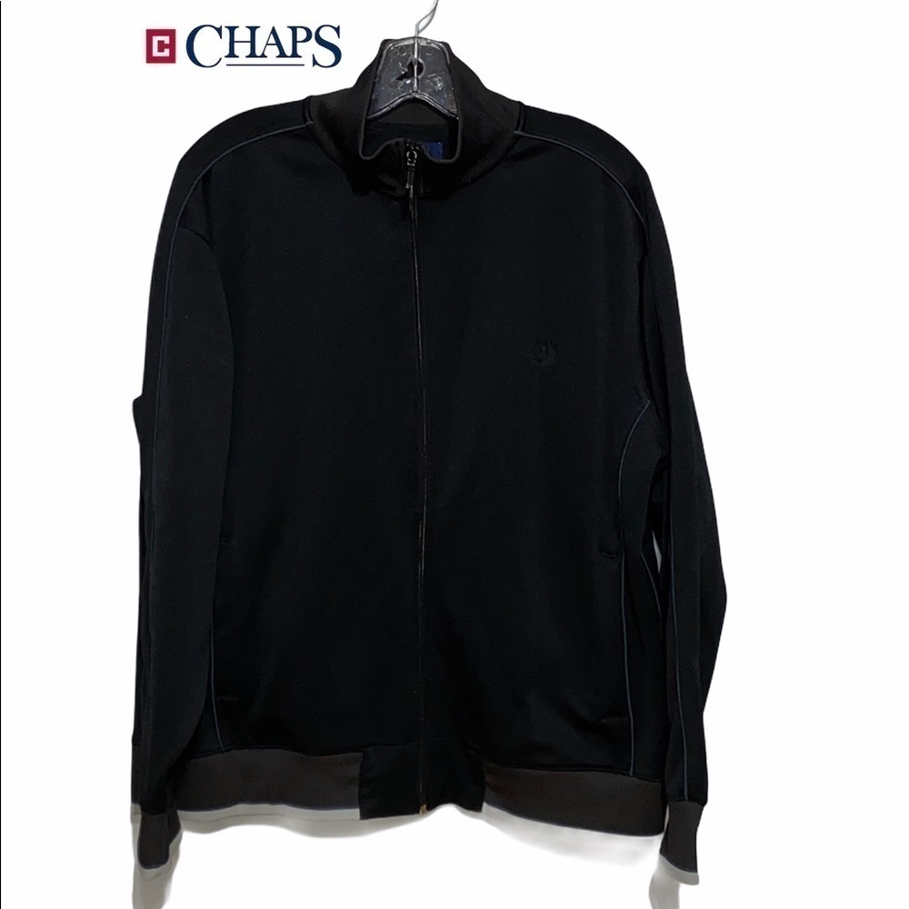 Men’s Chaps EST. 1978 Black Zip Jacket / Size L
